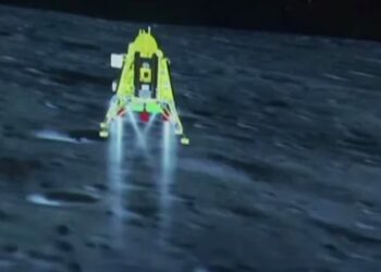 La misión espacial Chandrayaan-3 de la India llegó a la Luna.