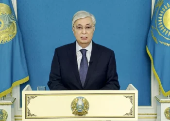El presidente de Kazajistán, Kasim-Yomart Tokáyev,