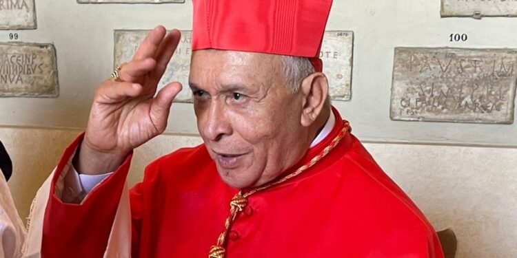 Foto @EdhuarGascue. Cardenal Diego Padrón