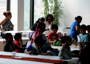 Migrantes en EEUU. niños. Foto de archivo.