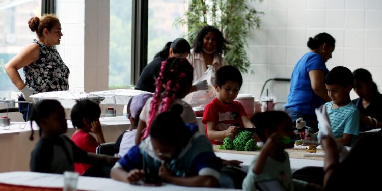 Migrantes en EEUU. niños. Foto de archivo.