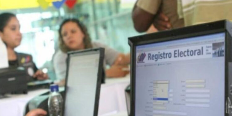 Actualización del Registro Electoral. CNE.