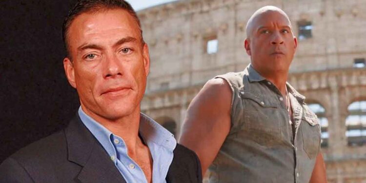 Jean-Claude Van Damme, Vin Diesel. Foto de archivo.