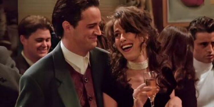 Maggie Wheeler y Matthew Perry.