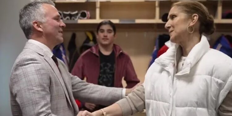 Celine Dion y el entrenador de los Canadiens, ----, recordaron la ocasión en que la intérprete le cantó al Papa cuando sólo tenía 14 años (Créditos: Instagram/@canadiensmtl)