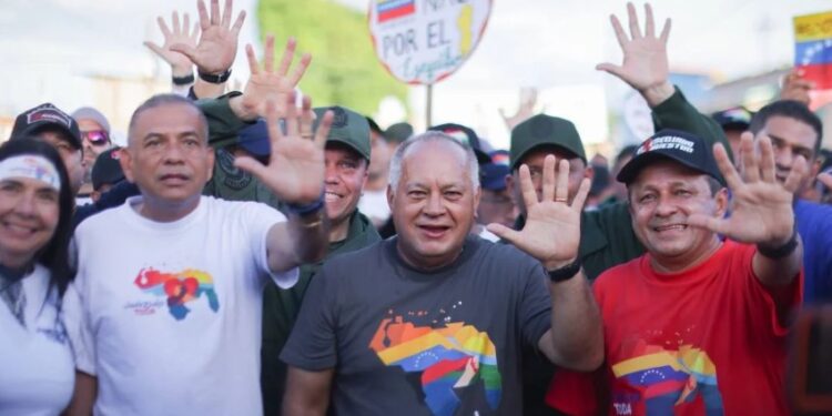 Diosdado Cabello. Bolívar. Foto El Mazo.