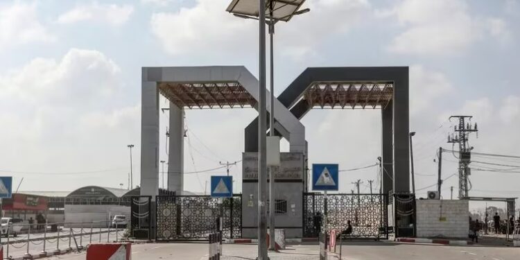 El paso de Rafá, en la frontera entre Egipto y la Franja de Gaza (Abed Rahim Khatibdpa)