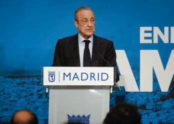 Fotografía de archivo del presidente del Real Madrid, Florentino Pérez. EFE/ Javier Lizón