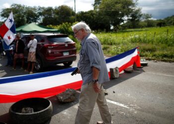 Protestas en Panamá. Foto agencias.