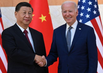 Xi Jinping y Joe Biden.