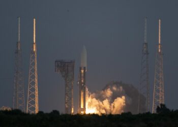 El cohete de la misiónm United Launch Alliance Atlas V 531, en una fotgrafía de archivo. EFE/EPA/CJ Gunther