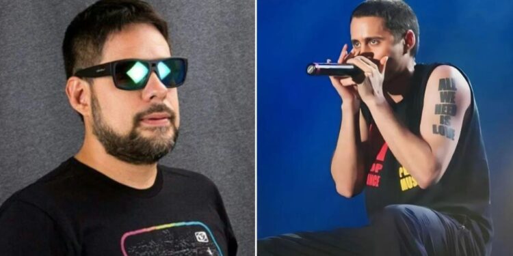 Canserbero y Carlos Molnar.