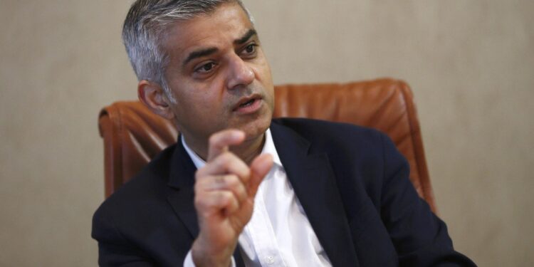 El alcalde de Londres, el laborista Sadiq Khan.