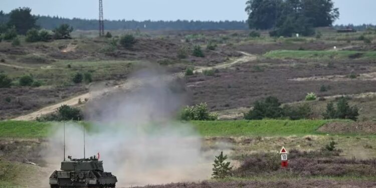 El campo militar de Klietz, al oeste de Berlín (Reuters)