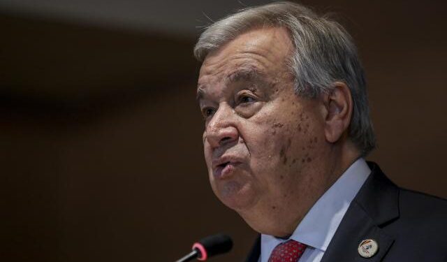 El secretario general de la ONU, António Guterres. Foto agencias.