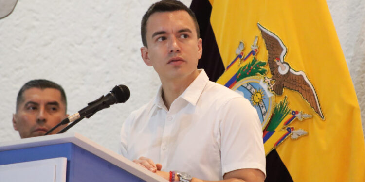 Presidente de Ecuador. Daniel Noboa. Foto agencias.