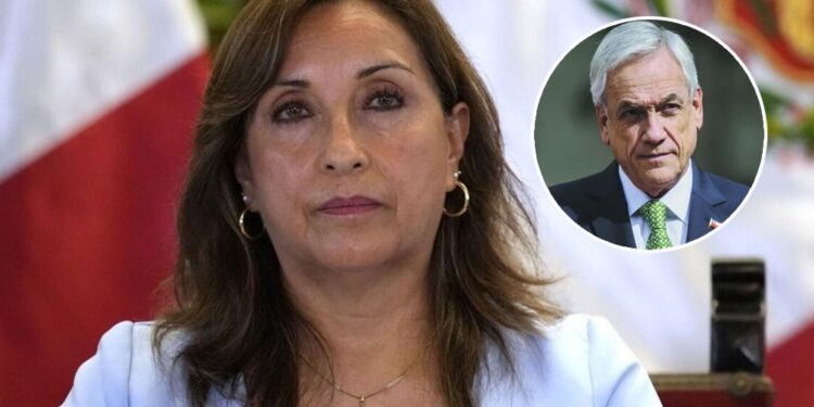 Dina Boluarte, Sebastián Piñera.