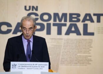 Robert Badinter en 2021 (EPA-EFE/Ian Langsdon/Pool via REUTERS)