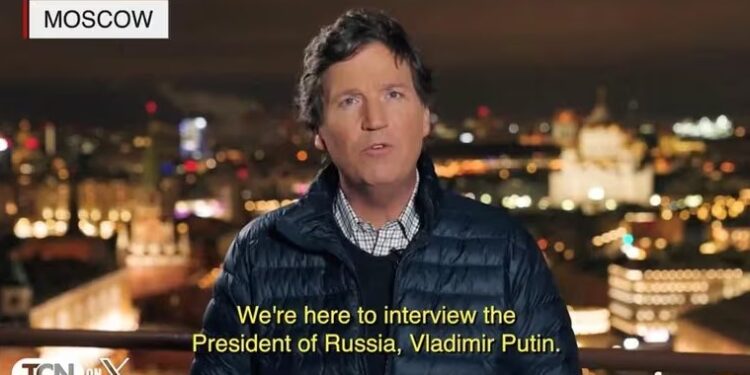 Tucker Carlson. Foto captura de video.