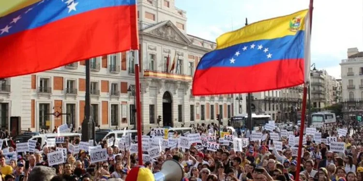 Venezolanos en España.