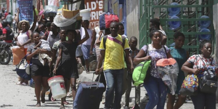 Migrantes Haití. Foto agencias.