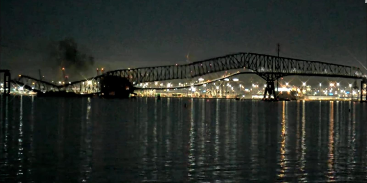 Puente en Baltimore. Foto agencias.