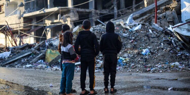 Escombros en Gaza. Foto agencias.
