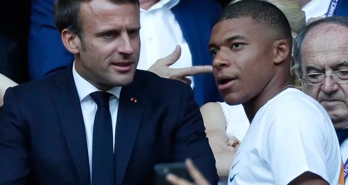 El presidente francés Emmanuel Macron develó que el futuro de Kylian Mbappé estaría en el Real Madrid (EFEEPAIAN LANGSDON).