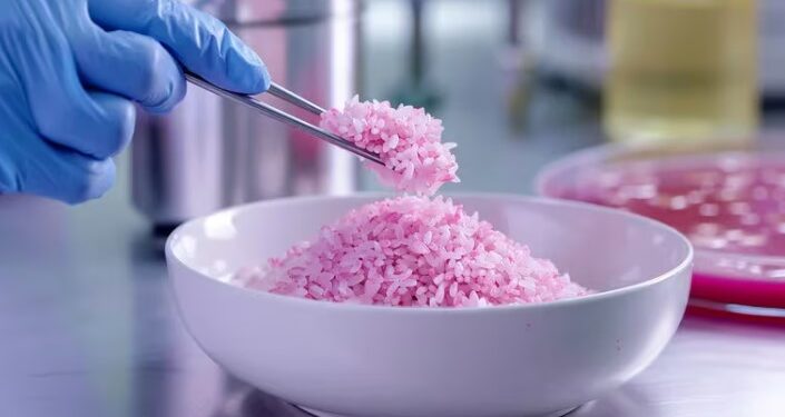 El arroz rosa promete ser una alternativa proteica nutritiva y sostenible con menor huella de carbono que la carne de vaca - (Imagen Ilustrativa Infobae)