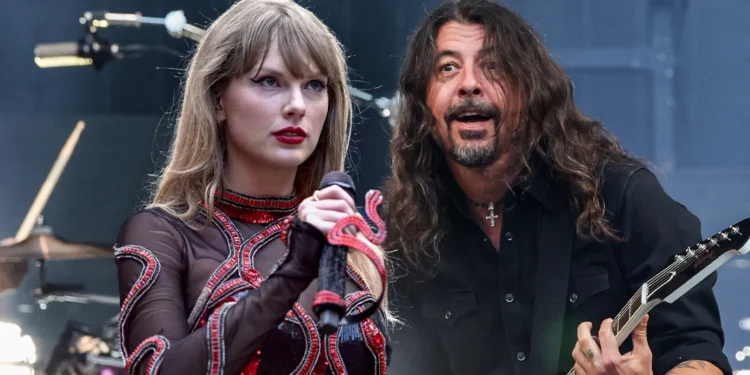 Dave Grohl y Taylor Swift.
