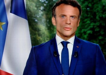 El presidente de Francia, Emmanuel Macron,