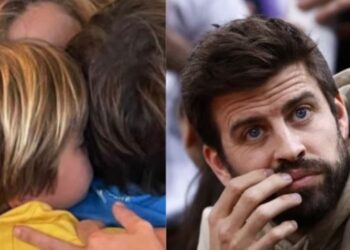 Piqué y sus hijos fueron captados disfrutando de un plan juntos. Foto Instagram ShakiraREUTERS-Gonzalo Fuentes.