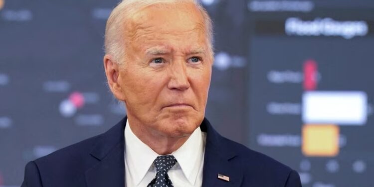 El presidente de EEUU, Joe Biden, habla durante una sesión informativa de funcionarios federales sobre el clima extremo en el Centro de Operaciones de Emergencia de D.C. en Washington, el 2 de julio de 2024.