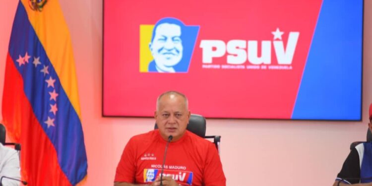 Diosdado Cabello. Foto @PartidoPSUV