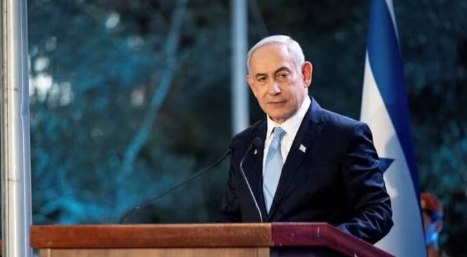 Benjamin Netanyahu se refirió a los diálogos para alcanzar un cese al fuego en Gaza (Naama GrynbaumPool vía REUTERS)