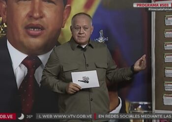 Diosdado Cabello. Foto captura de video.