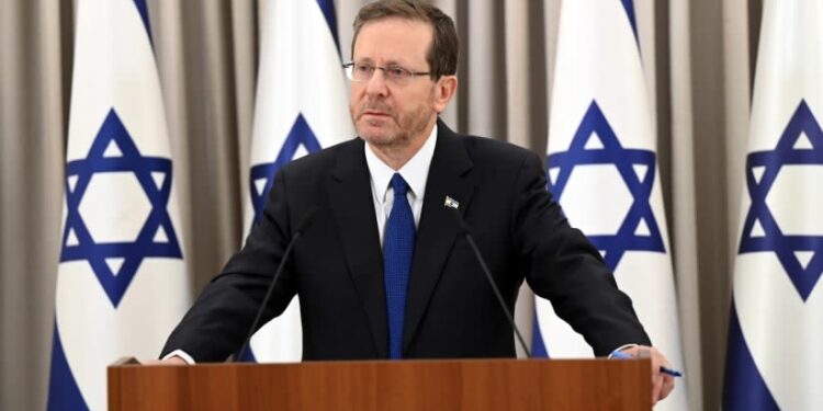 El presidente israelí, Isaac Herzog.