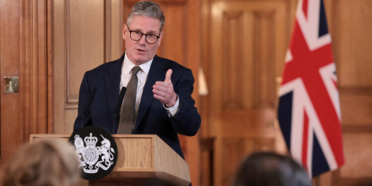 El primer ministro británico, Keir Starmer.