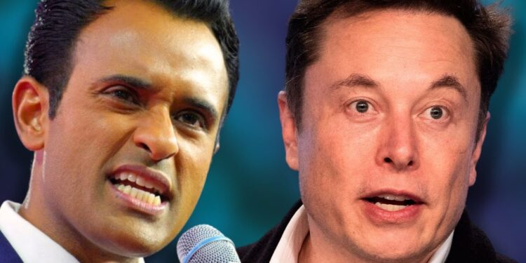 Vivek Ramaswamy y Elon Musk.