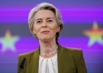 La presidenta de la Comisión Europea, Ursula von der Leyen