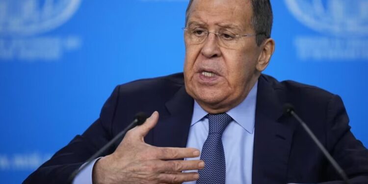 El ministro de Exteriores ruso, Serguéi Lavrov.