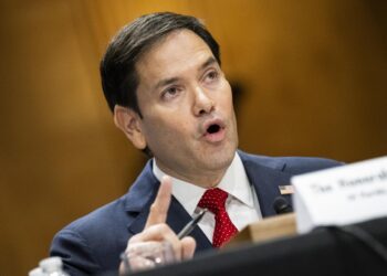 Washington (United States), 15/01/2025.- Republican Senator from Florida Marco Rubio, President-elect Donald Trump's nominee for Secretary of State, testifies during a Senate Foreign Relations Committee confirmation hearing, at the US Capitol in Washington, DC, USA, 15 January 2025. Senator Rubio is expected to be confirmed to Secretary of State on a bipartisan vote, and will likely be one of the first Cabinet nominees confirmed by Senate Republicans for the incoming Trump Administration. EFE/EPA/GRAEME SLOAN