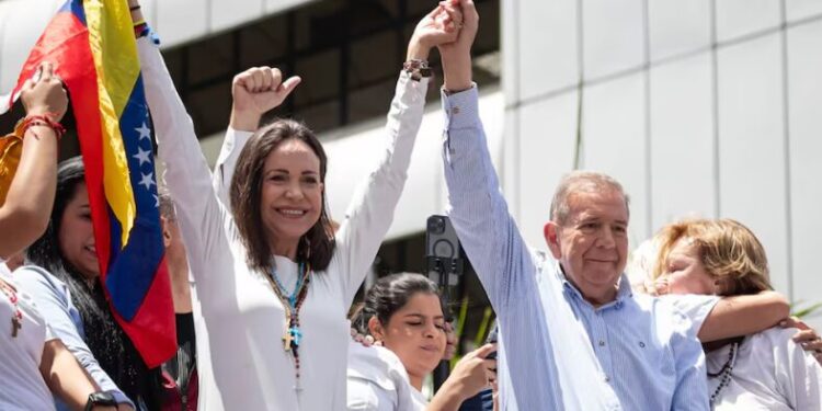 María Corina Machado y Edmundo González Urrutia