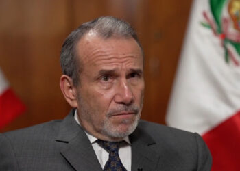 El canciller de Perú, Elmer Schialer.