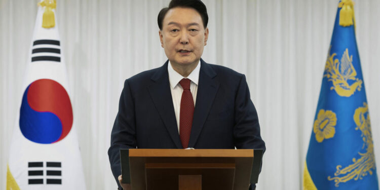 El presidente surcoreano Yoon Suk-yeol.