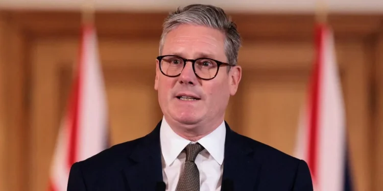 El primer ministro británico, Keir Starmer.