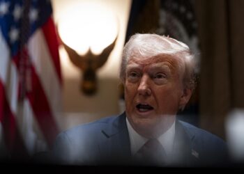 Washington (United States), 26/02/2025.- US President Donald Trump speaks during a cabinet meeting at the White House in Washington, DC, USA, 26 February 2025. EFE/EPA/AL DRAGO / POOL