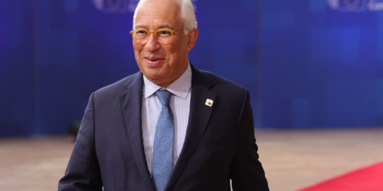 epa11233734 Portuguese outgoing Prime Minister Antonio Costa arrives to attend the European Council meeting in Brussels, Belgium, 21 March 2024. EU leaders are expected to address security and defence, continued support to Ukraine and the situation in the Middle-East as well as the EU's enlargement, external relations, migration, agriculture and the European Semester during a two-day summit.  EPA-EFE/OLIVIER MATTHYS